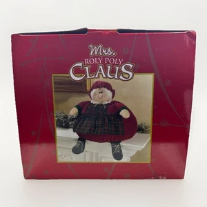 Mrs Claus Plush Shelf Sitter Christmas Roly Poly RARE Costco Holiday Santa Decor - Picture 1 of 9