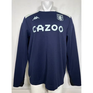 Aston Villa AVFC Kappa Cazoo Kombat System Blue Longsleeve Jersey Men's XXL - Picture 1 of 17