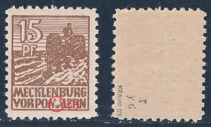 SBZ / Mecklenburg Vorpommern 37yd ** PF V / Feld 56 B / 105,-- M€ - Bild 1 von 1