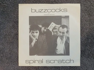 BUZZCOCKS SPIRAL SCRATCH EP PS PICTURE SLEEVE UK IMPORT MAGAZINE HOWARD DEVOTO - Image 1 of 4