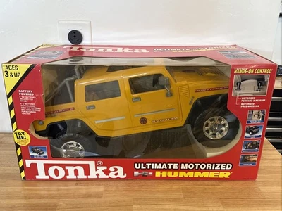 Tonka Emergency Rescue Team Motorized H2 Hummer 1/6 Scale Hasbro Funrise Yellow  - Image 1 of 4