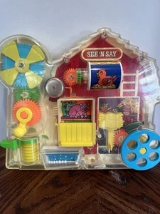 Vintage MATTEL SEE 'N SAY 1991 The Farm BARNYARD ACTION Works! See Pics **RARE* - Picture 1 of 8