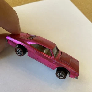 Hot Wheels Redline 1969 HOT PINK Custom Charger alles original selten Auto schön! - Bild 1 von 22