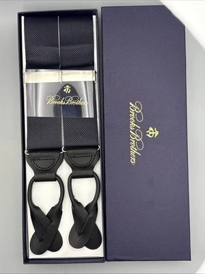 Brooks Brothers Мужские Подвески Брекеты Темно-синий Dapper Джентльмен Y Задняя Новая - Изображение 1 из 4