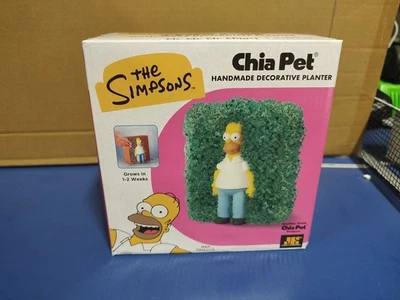 Homer Simpson Chía Mascota Edición Limitada Los Simpson Plantador Pared Bush Meme Foto 1 de 4