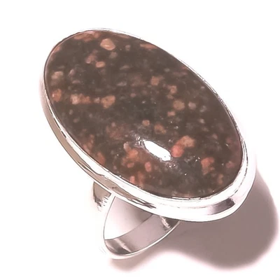 Anillo Joyería Regalo Cumpleaños Último Diseño Hecho a Mano Piedras Preciosas Unakita 8.75" f993 Foto 1 de 2