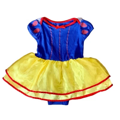 DISNEY PARKS Snow White Costume Baby Girl 12-18 Girls Halloween Bodysuit Dress - Image 1 of 4