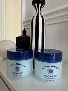 Pack of 2 Nutricentials Pillow Glow Sleeping Masks. Brand New. - Picture 1 of 1