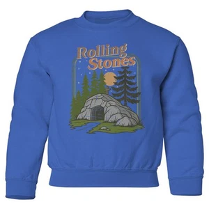 The Stone Was Rolled Away - He Is Alive Easter Youth Crewneck Sweatshirt - Picture 1 of 8