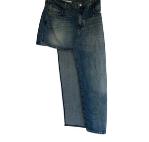 Neu Zara asymmetrischer Jeansrock 6147/202 Blogger Favorit Large blau - Bild 1 von 7