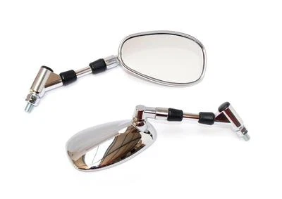 Mirroirs rétroviseur Paire pour YAMAHA MT-01 1700 2005-2006 chrome - Photo 1/4