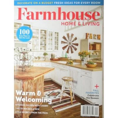 FARMHOUSE home & living TIPS TO MIX OLD & NEW decorate on a budget FRESH IDEAS - Image 1 of 4