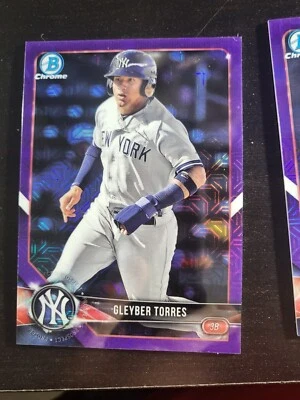 2018 Bowman Chrome Mega Box Mojo Serial #'d Auto SP Parallels Numbered You Pick - Image 1 of 2