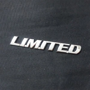 1x Chrome Silver LIMITED Short Metal Emblem Decal Badge Sticker SPORT V6 Vehicle - Foto 1 di 18