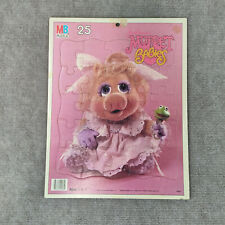 Muppet Babies Miss Piggy Frame Tray Puzzle 1984 Jim Henson 25 Pieces