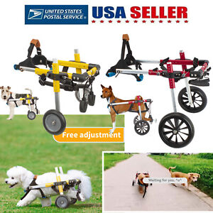 Dog wheelchair for back legs pet dog wheelchair to make handicapped pet dog walk