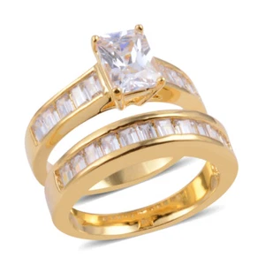 JUEGO DE ANILLOS DE BODA 8 #talla 8 anillos #talla 8 #juego de anillos de boda #anillos #anillo #juegos de anillos - Imagen 1 de 4