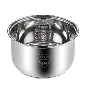 Mehrere Größen Multikocher Ersatz Innentopf 304 Edelstahl Innenschüssel - Bild 1 von 11