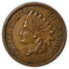 1909 Indian Head Cent Almost Uncirculated AU Coin #1980