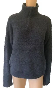 Size XXS/ XS  SKIMS Sweater Pullover Cozy AP-POV-0396 Women’s Onyx New - Picture 1 of 10