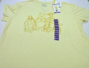 Disney Winnie The Pooh Women's 2XL Short Sleeve Graphic Print T-Shirt NEW - Picture 1 of 5