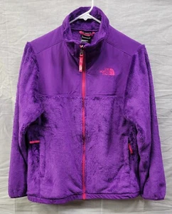 North Face Girls Jacket Fleece Youth Medium XL/18 Purple EXC COND FREE SHIPPING - Picture 1 of 11