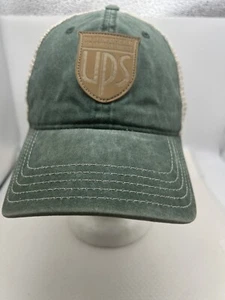 Vintage UPS Netzhut weiß und grün 1907 - Bild 1 von 9