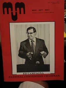  Ed Campagna MUM Society of American Magicians Magazine Issue 1982 - Picture 1 of 1