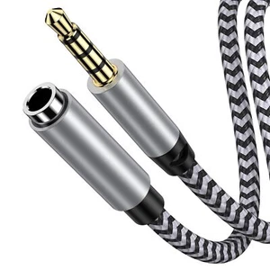 6Ft Headphone Extension Cable 3.5mm Male to Female Stereo Audio Cord for Headset - Picture 1 of 7