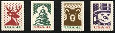 2007 Scott #4207-4210, 41¢, CHRISTMAS KNITS - Mint NH - Set of 4 Single Stamps 