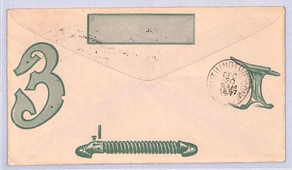 USA Illustrated 1897 Advert Cover *HARDWARE & CUTLERY* Chicago Southington YU37 - Image 1 of 4