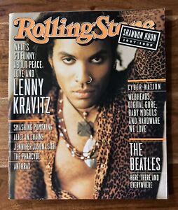 Lenny Kravitz Rolling Stone Shannon Hoon 1995 #722 Jennifer Jason Leigh. Beatles