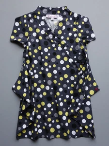 Kidcuteture NWT Cotton Dress Retro Dot Print Sizes 2-8 - Picture 1 of 4