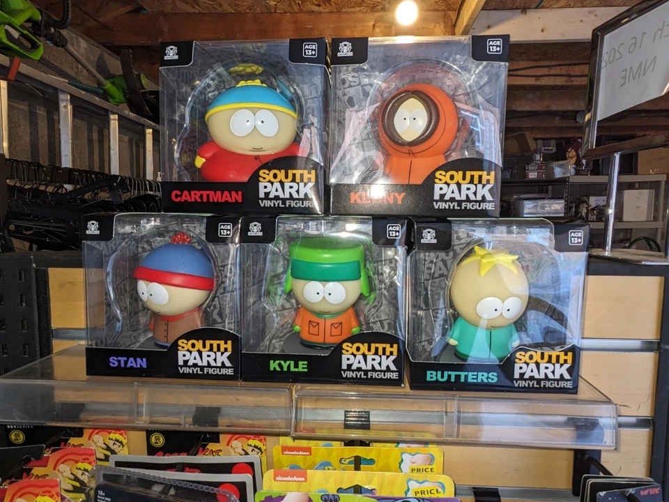 JUEGO DE FIGURAS DE VINILO SOUTH PARK Culturefly Cartman / Stan / Kyle / Butters / Kenny Foto 1 de 1