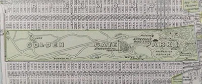 Mapa vintage 1901 SAN FRANCISCO CALIFORNIA 22"x14" antiguo original NOB HILL Foto 1 de 4