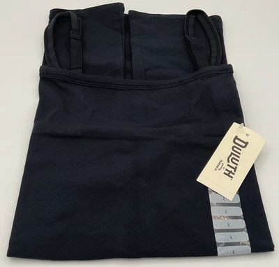 DULUTH Trading Company No-Yank Cami Tank Women's Size L Large Black 80167 NEW - Image 1 of 4