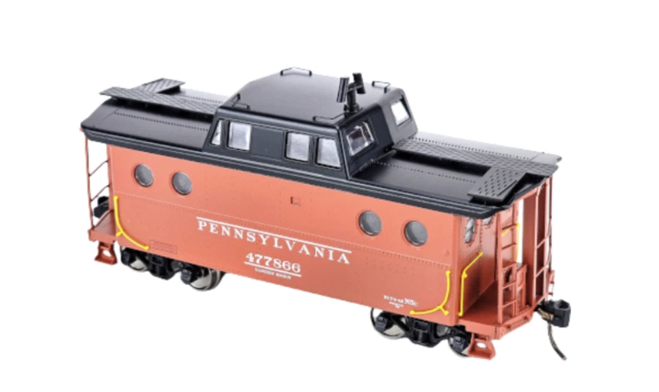Bowser #43698 HO PRR N5c Caboose #477866, Oxide Red - Image 1 of 1