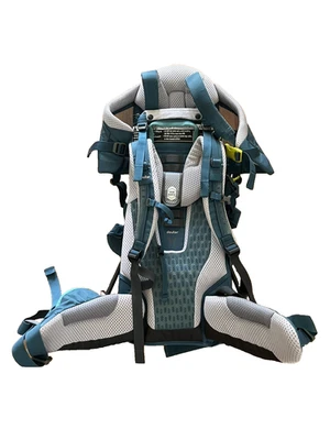 Portador activo Deuter Kid Comfort verde azulado y gris, 14 L, 7,12 Lbs, límite de 20-49 LB Foto 1 de 4