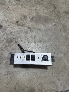 Jeep Cherokee XJ 97-01 Switch Panel No Fogs OEM CUSTOM (BLK98) - Bild 1 von 11