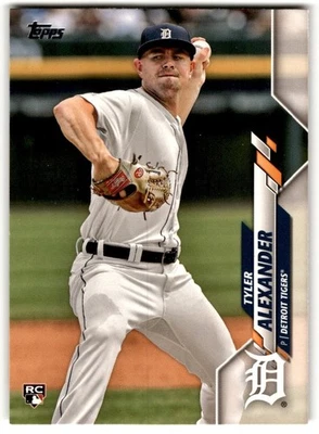 Tyler Alexander 2020 Topps Rookie #285 Detroit Tigers - Image 1 of 2
