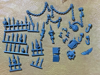 Lote de cercas y brocas de cementerio cementerio no muerto Warhammer Foto 1 de 4