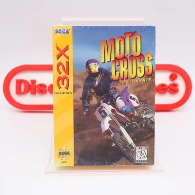 Sega Genesis 32X MOTO CROSS CHAMPIONSHIP / MOTOCROSS - NEW & Factory Sealed! - Image 1 of 4