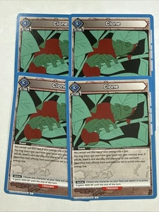 Clone x4 (playset) UEX04BT/HTR-2-047 Uncommon READY TO SHIP English Union Arena - Picture 1 of 1