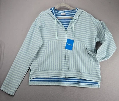 Columbia Mujer Melody Spring Chaqueta Sudadera con Capucha Cremallera Completa Manga Larga Polar Suéter Foto 1 de 4