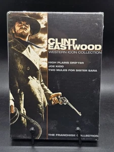 HIGH PLAINS DRIFTER/JOE KIDD/TWO MULES FOR SISTER SARA Clint Eastwood DVD NEW - Picture 1 of 6