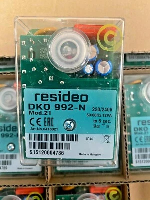 1 Pc X Honeywell 0418021 | Control Box DKO 992 Mod.21 RESIDEO 992-N