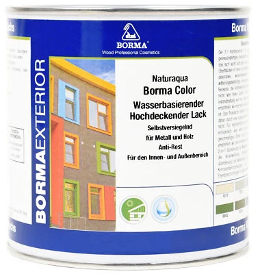 125ml Wasserlack Lack Hochdeckend auf Wasserbasis Buntlack Buntfarbe Acryllack - Bild 1 von 2