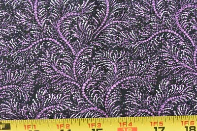 17" Long, Vintage, Lavender & Purple Print Quilt Cotton, RJR, P3793 - Image 1 of 4