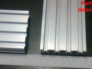 Aluminum T-slot 2080 extruded profile 20x80-6 Length 200mm ( 8"), 2 pieces set - Picture 1 of 6