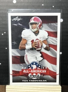 2020 Leaf Draft - All-American #62 Tua Tagovailoa (RC) - Picture 1 of 2